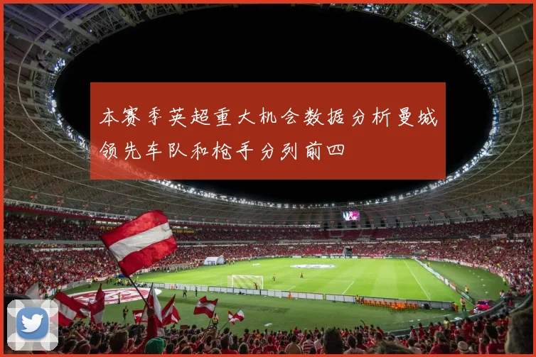 本赛季英超重大机会数据分析曼城领先车队和枪手分列前四